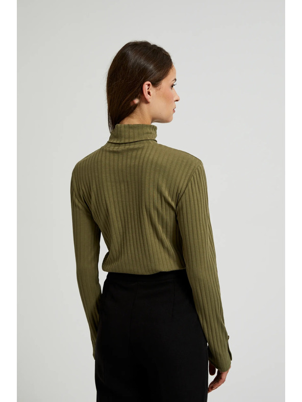 Moodo Világos olíva női hosszú ujjú felső