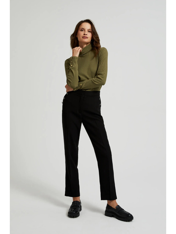 Moodo Világos olíva női hosszú ujjú felső