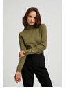 Moodo Világos olíva női hosszú ujjú felső