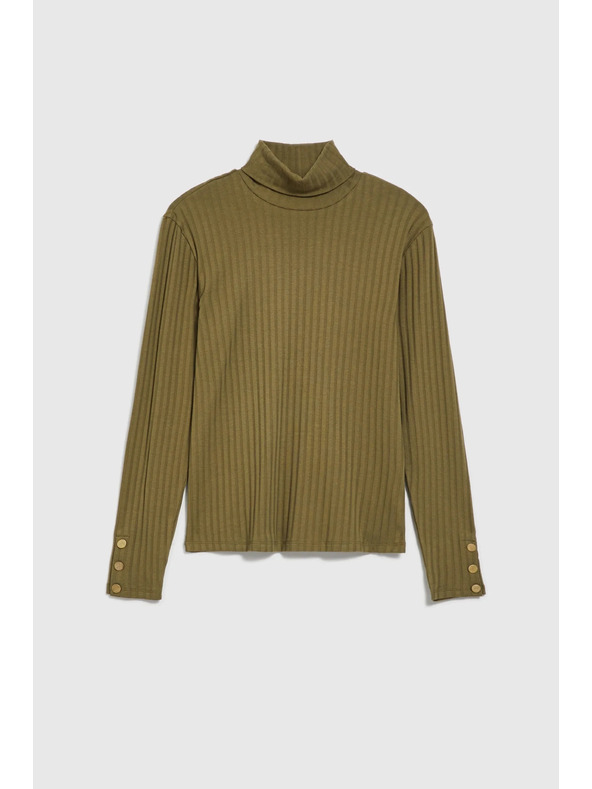 Moodo Világos olíva női hosszú ujjú felső
