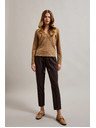 Moodo Bézs női hosszú ujjú felső