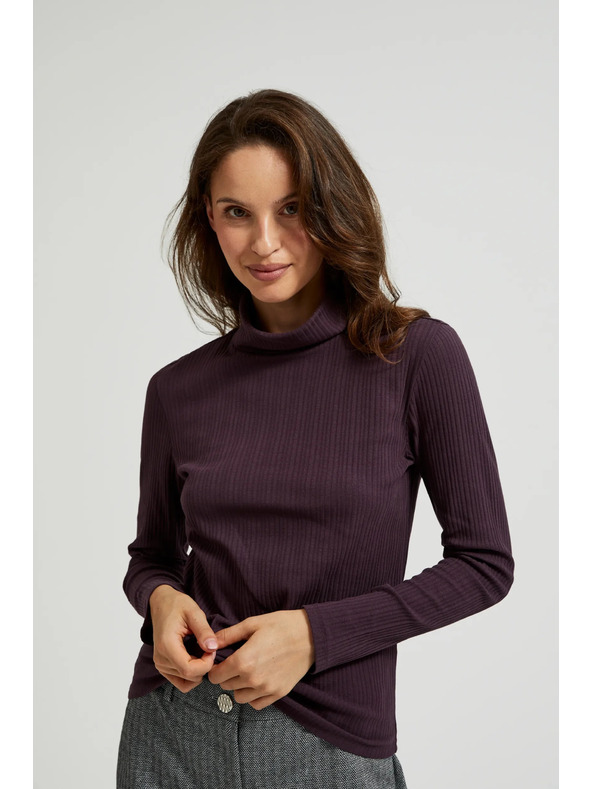 Moodo Sötét lila női hosszú ujjú felső