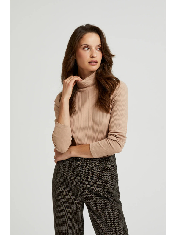 Moodo Barna női hosszú ujjú felső