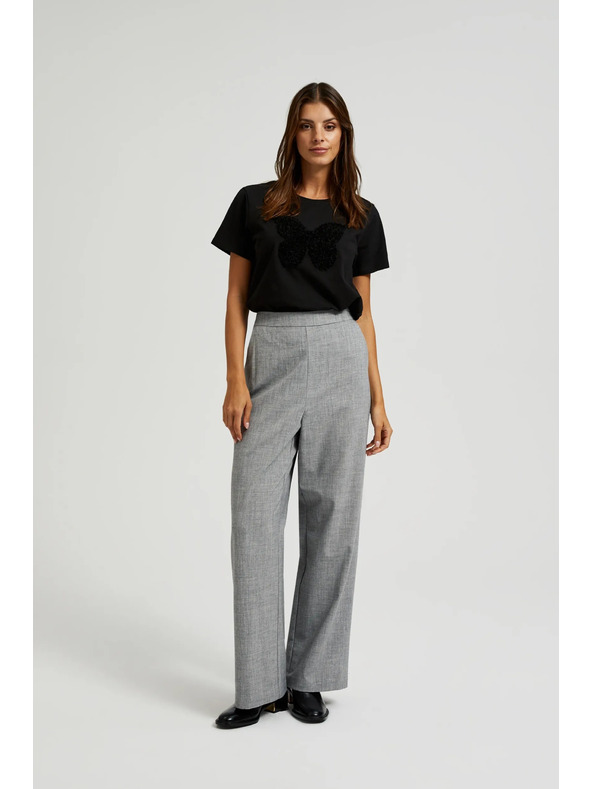 Moodo Fekete rövid ujjú póló