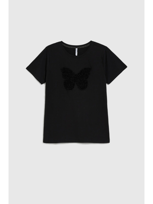 Moodo Fekete rövid ujjú póló