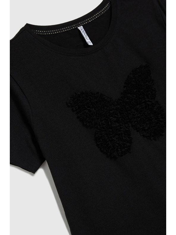 Moodo Fekete rövid ujjú póló