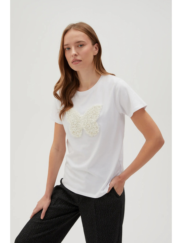 Moodo Fehér rövid ujjú póló