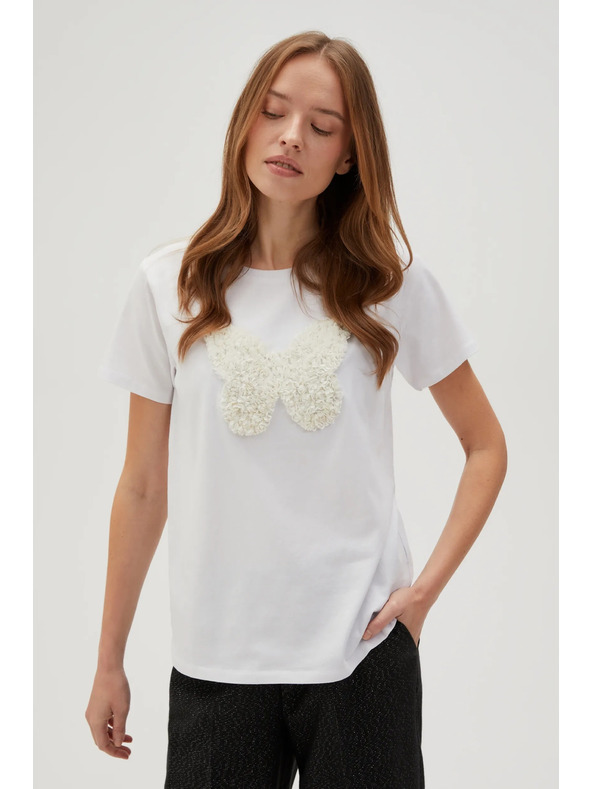 Moodo Fehér rövid ujjú póló