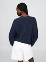 GAP Oversize crop pulóver Americana GAP