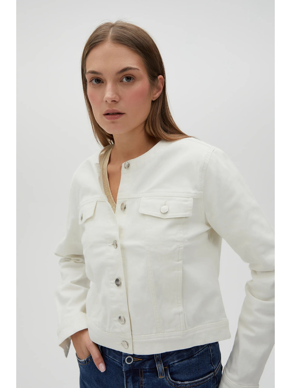 Moodo Fehér női kabát Moodo