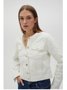 Moodo Fehér női kabát Moodo