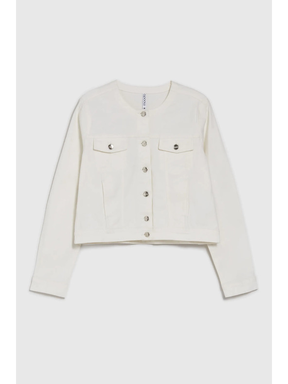 Moodo Fehér női kabát Moodo