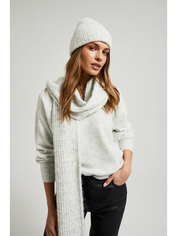 Moodo Szürke női sál