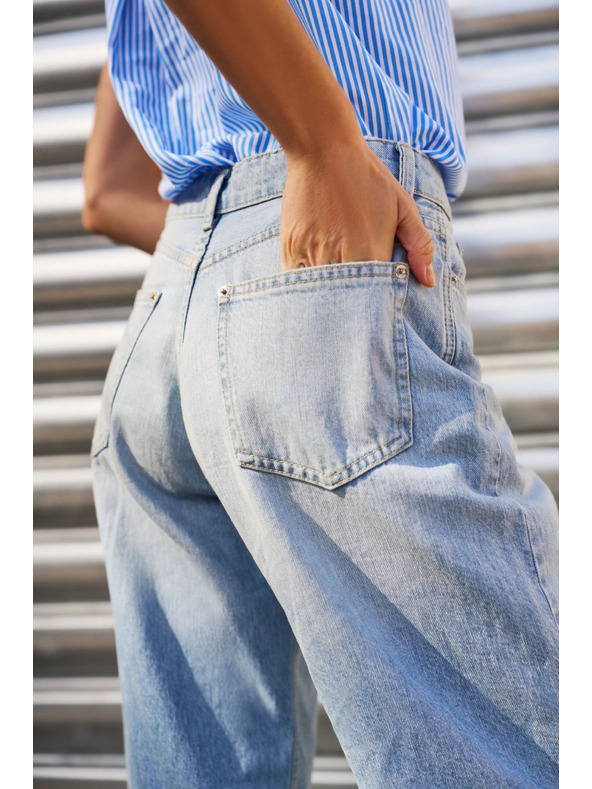 Moodo Kék női szakadt farmer Moodo