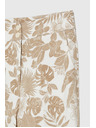 Moodo Fehér virágmintás női nadrág Moodo