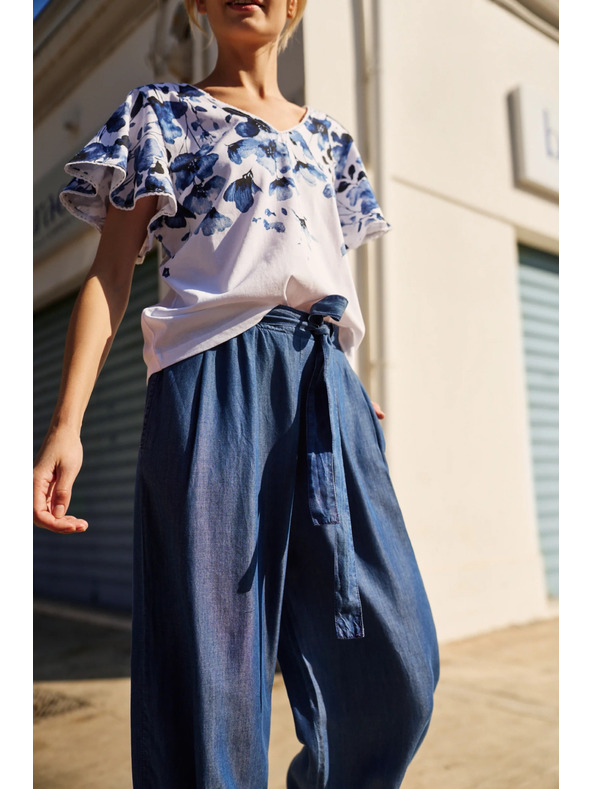 Moodo Kék női bő nadrág Moodo