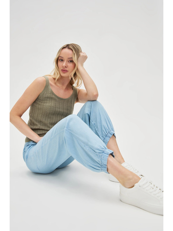 Moodo Világoskék női nadrág Moodo