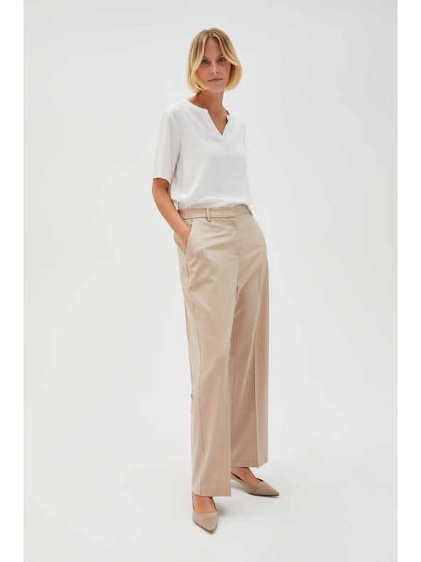 Moodo Bézs női alkalmi nadrág Moodo