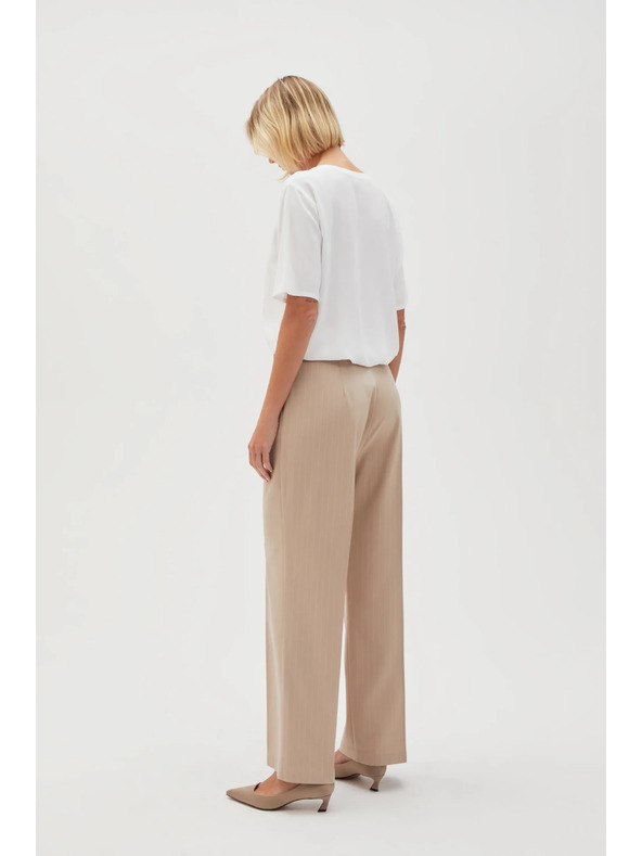 Moodo Bézs női alkalmi nadrág Moodo