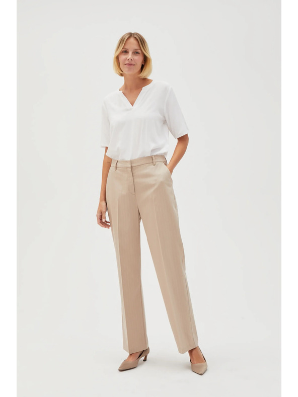 Moodo Bézs női alkalmi nadrág Moodo