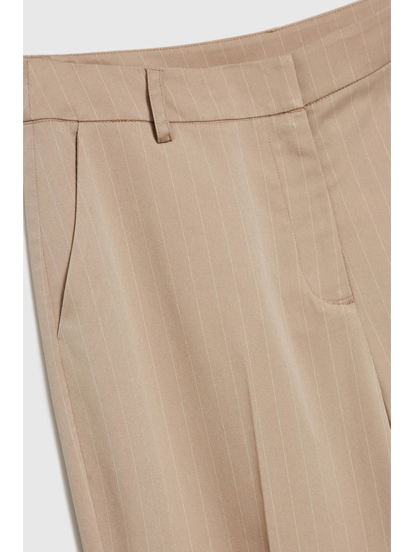 Moodo Bézs női alkalmi nadrág Moodo