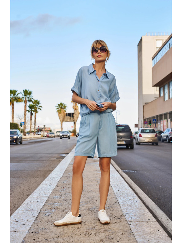 Moodo Kék Moodo női rövidnadrág