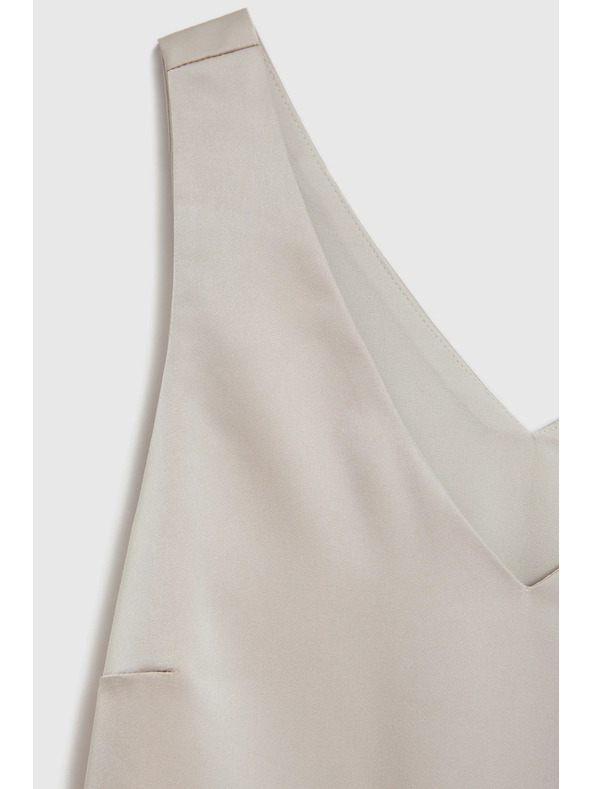 Moodo Bézs Moodo ujjatlan női felső