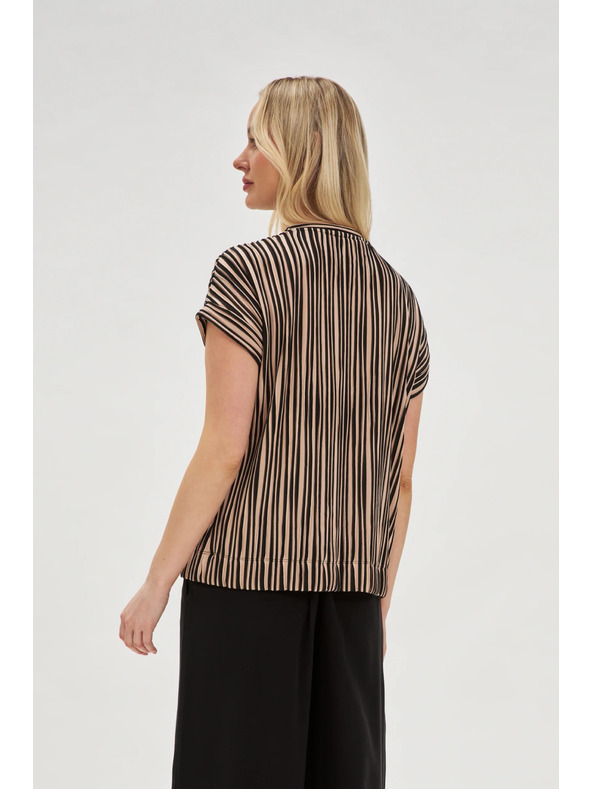 Moodo Moodo bézs színű női ing