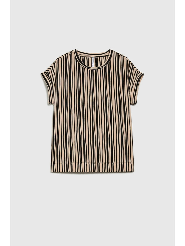 Moodo Moodo bézs színű női ing