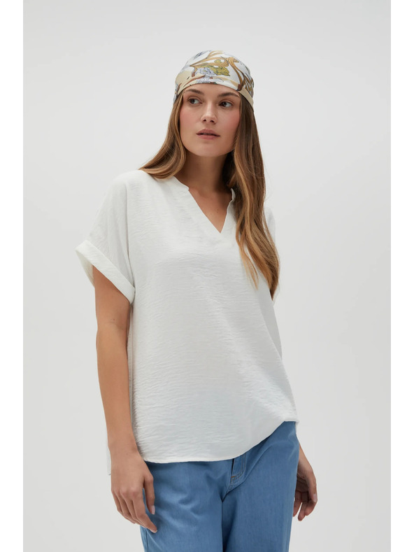 Moodo Fehér női blúz Moodo