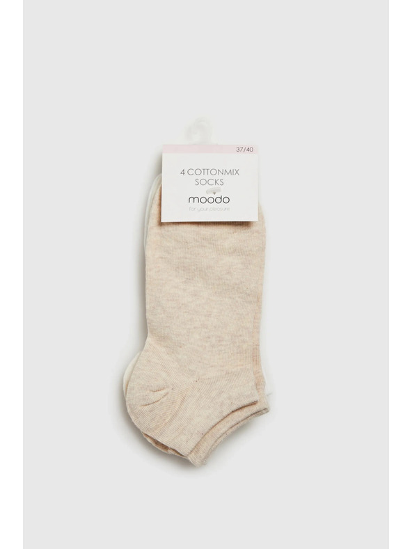 Moodo Világos bézs Moodo női zokni