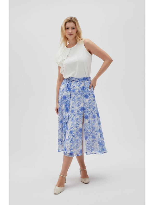 Moodo Kék virágos Moodo női szoknya