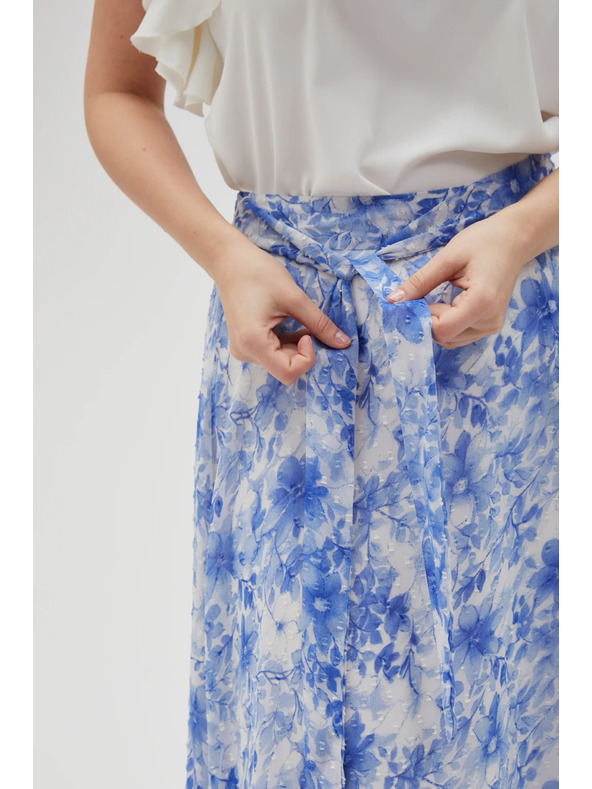 Moodo Kék virágos Moodo női szoknya