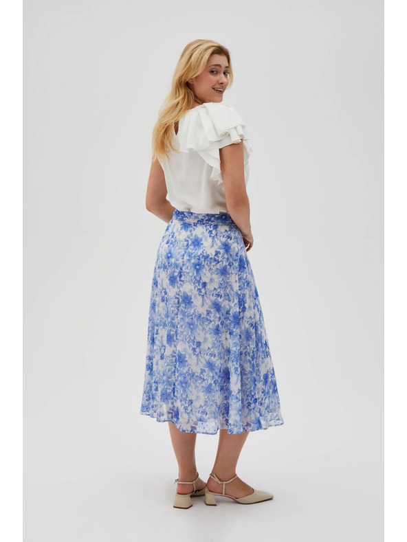 Moodo Kék virágos Moodo női szoknya