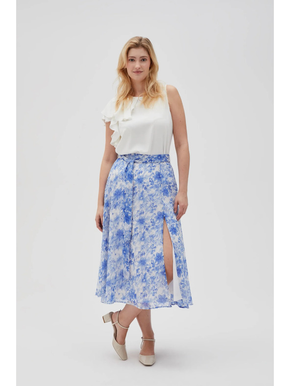 Moodo Kék virágos Moodo női szoknya