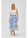 Moodo Kék virágos Moodo női szoknya