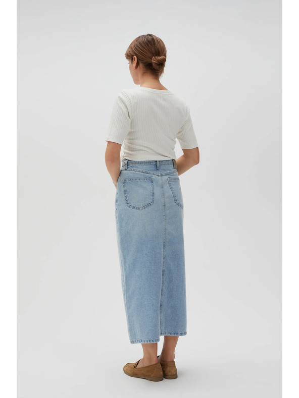 Moodo Moodo hosszú farmer szoknya oldalsó hasítékkal