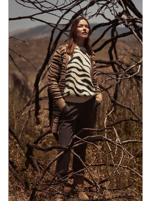 Moodo Állat mintás női pulóver