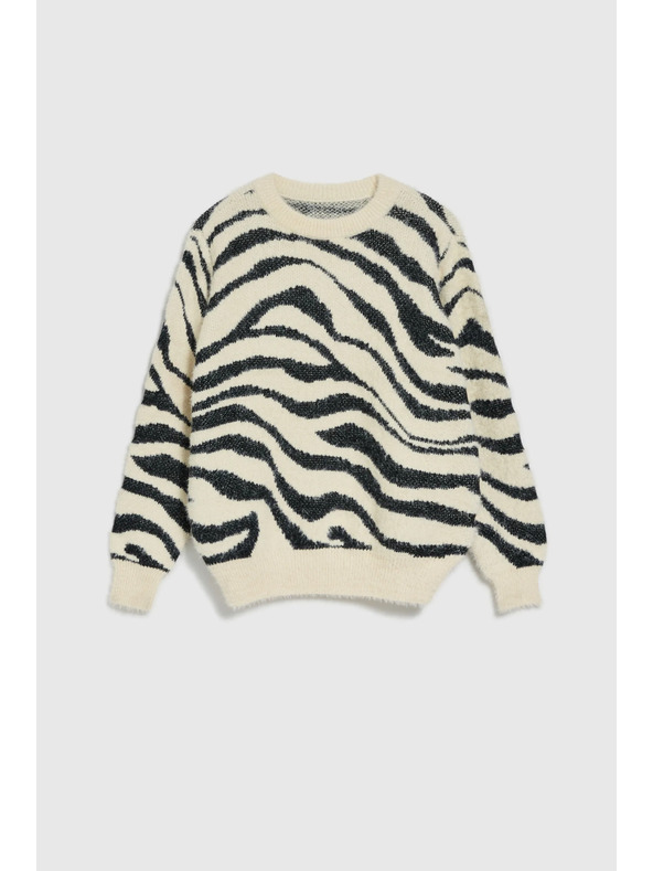 Moodo Állat mintás női pulóver
