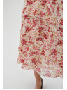 Moodo Fehér-piros virágos Moodo női ruha
