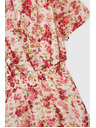 Moodo Fehér-piros virágos Moodo női ruha