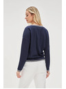 Moodo Sötétkék Moodo hosszú ujjú női póló