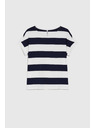Moodo Kék-fehér csíkos Moodo női póló