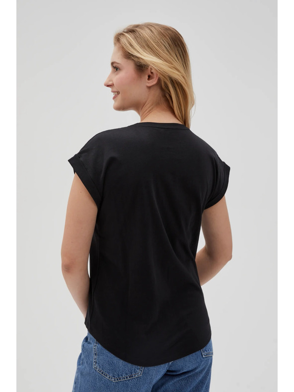 Moodo Fekete női hosszú ing Moodo