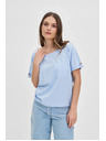 Moodo Világoskék női póló Moodo