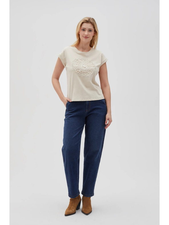 Moodo Világos bézs Moodo női póló