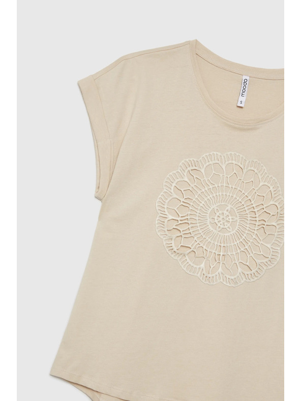 Moodo Világos bézs Moodo női póló