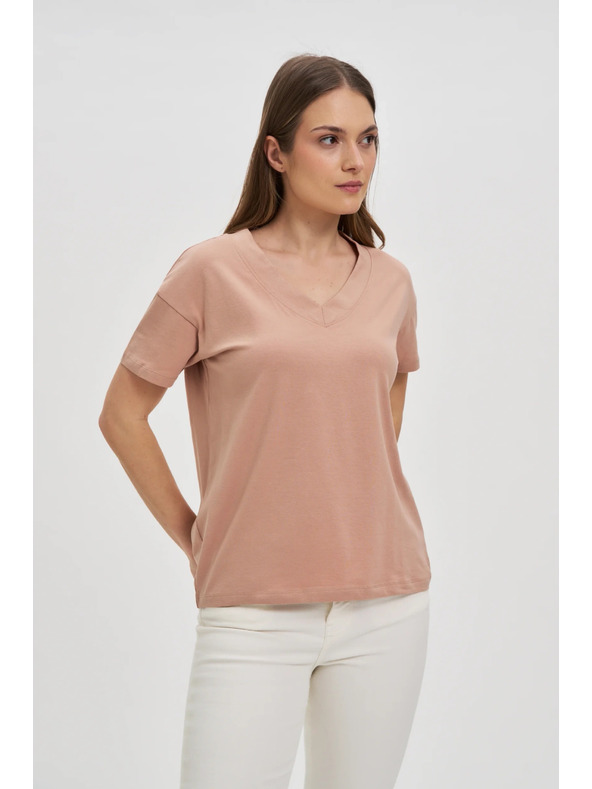 Moodo Világosbarna Moodo női póló