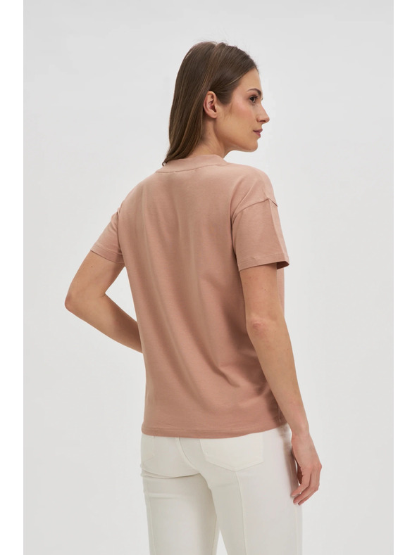 Moodo Világosbarna Moodo női póló