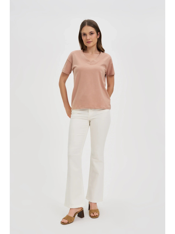 Moodo Világosbarna Moodo női póló